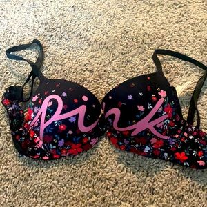 women’s pink bra